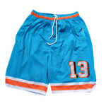 Legendary #13 GOAT Shorts – Rhinestone Bling Edition