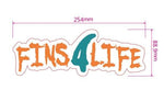 Fins4Life Sticker Decal Pack