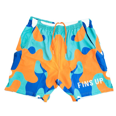Fins Up Camo Performance Shorts