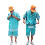 Miami 305 Paisley Bandana Style Shorts