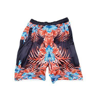 Floral Design Shorts & Shirt Set