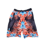 Floral Design Shorts & Shirt Set
