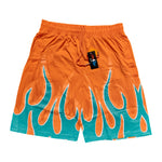 Fuego Flame Shorts Set – Screen Printed | Premium Cotton | Miami Vibes