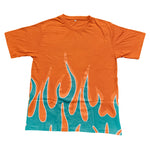 Fuego Flame Shorts Set – Screen Printed | Premium Cotton | Miami Vibes
