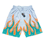 Fuego Flame Shorts Set – Screen Printed | Premium Cotton | Miami Vibes