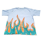 Fuego Flame Shorts Set – Screen Printed | Premium Cotton | Miami Vibes