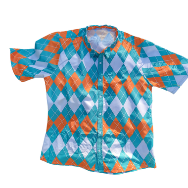 Field of Dreams Button Up Short Sleeve Shirt