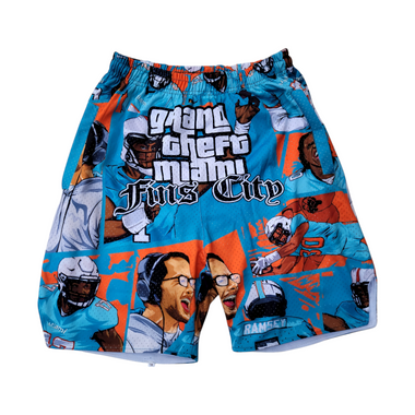 GTA Miami Fins City Style Shorts