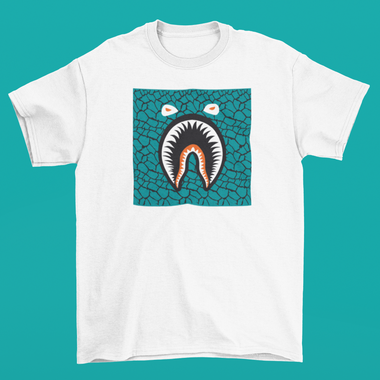 Finz Jawz Big Mouth White T-Shirt