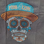Big Face 12X10 Sugar Skull Multicolor Rhinestone