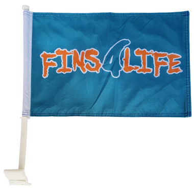 Fins4Life™ Car Flag