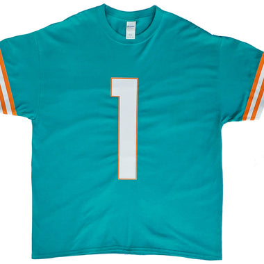 Miami Fins4Life Jersey Style T-Shirt