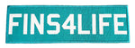 Fins4Life Heat Sealed White Vinyl Letters