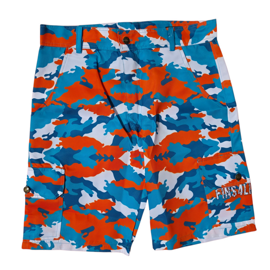 Fins City Camo Cargo Shorts
