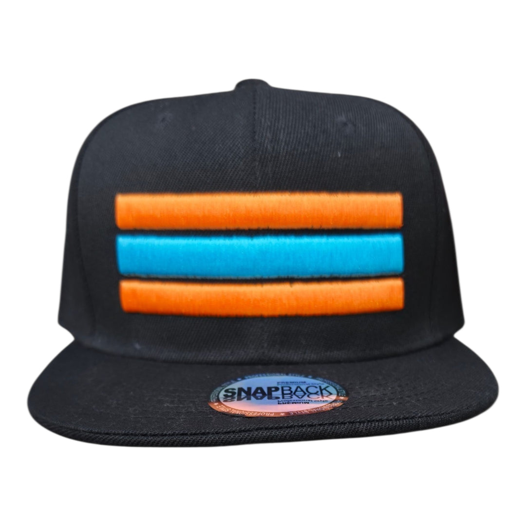 Miami Fins4Life Throwback Stripe Snapback