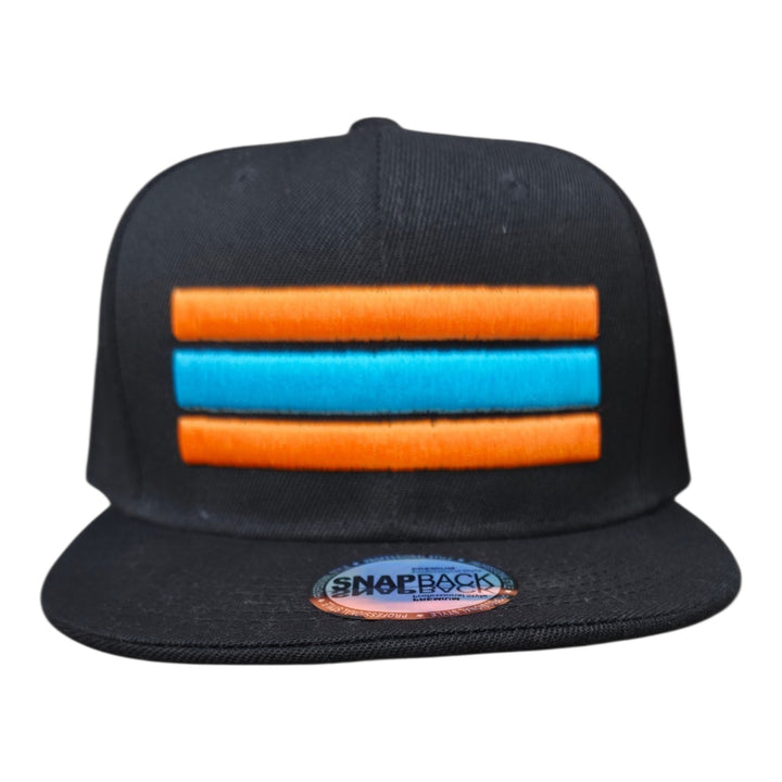 Miami Fins4Life Throwback Stripe Snapback