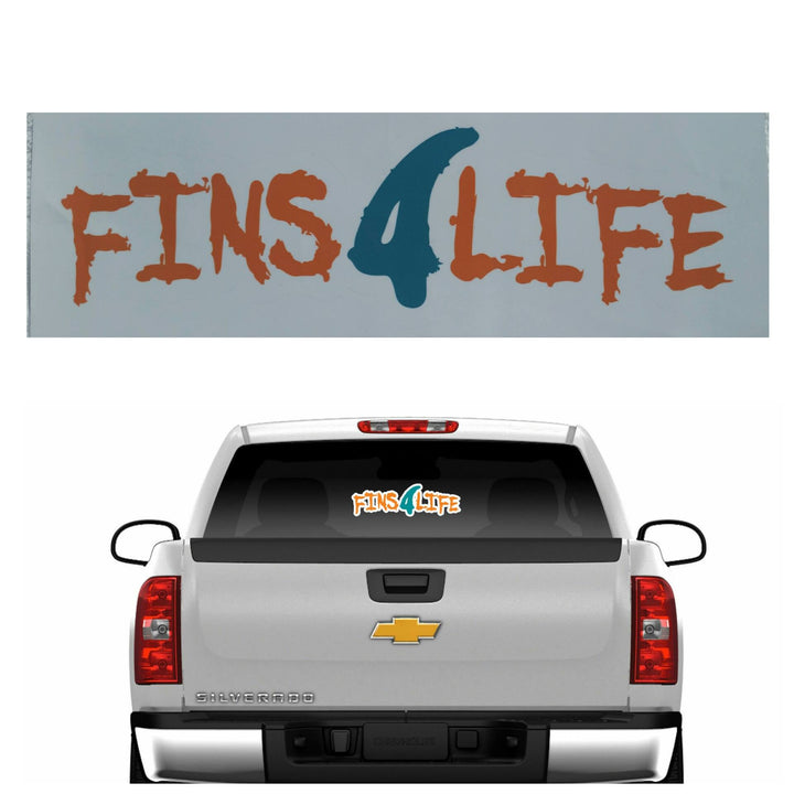 Fins4Life Sticker Decal Pack