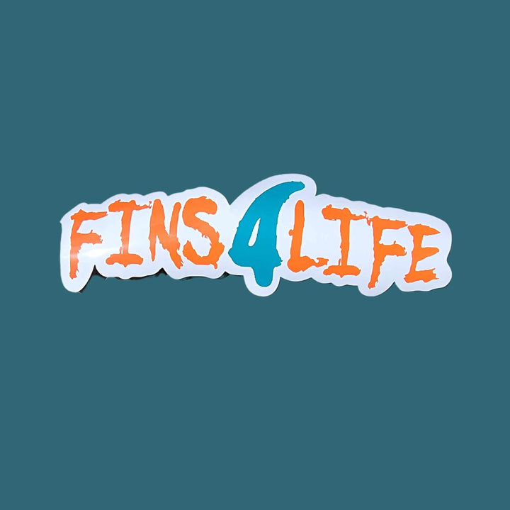 Fins4Life Sticker Decal Pack