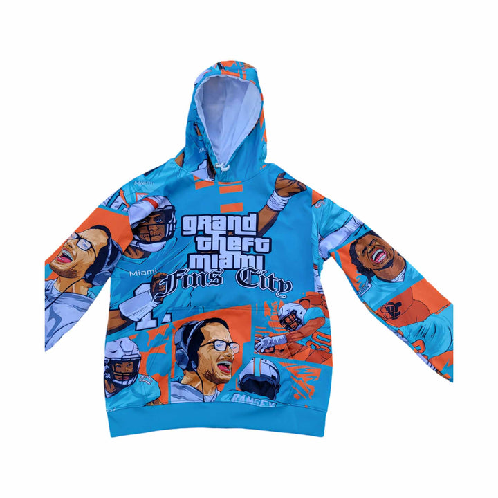 GTA Miami Fins City Style Hoodie