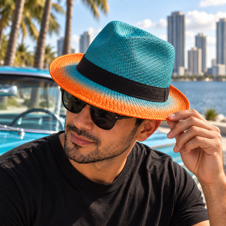 Woven Fedora Hat – Game Day &amp; Casual Wear