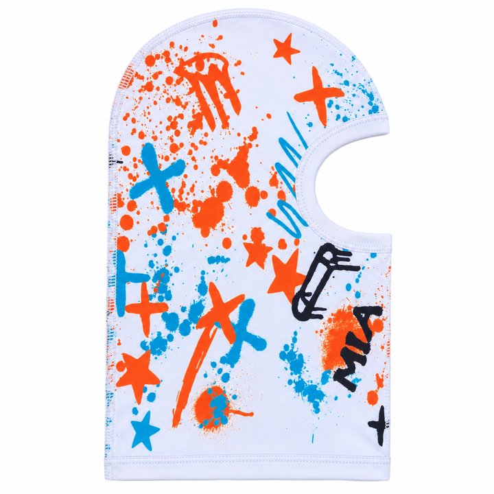 Rockstar Graffiti Balaclava Face Mask – Black or White