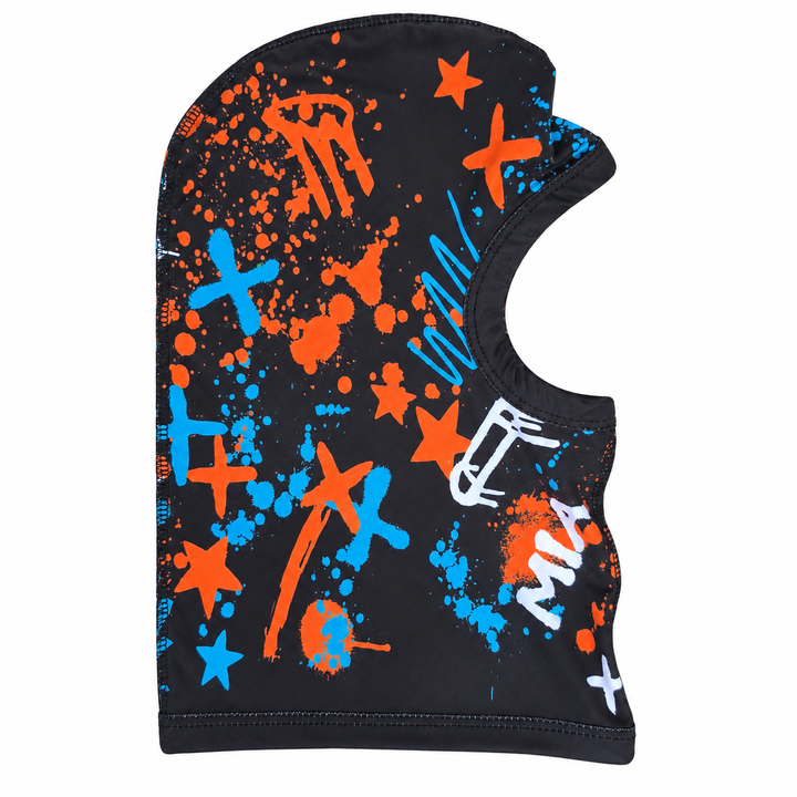 Rockstar Graffiti Balaclava Face Mask – Black or White
