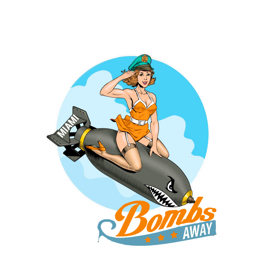 Pin Up Gal Bombs Aways