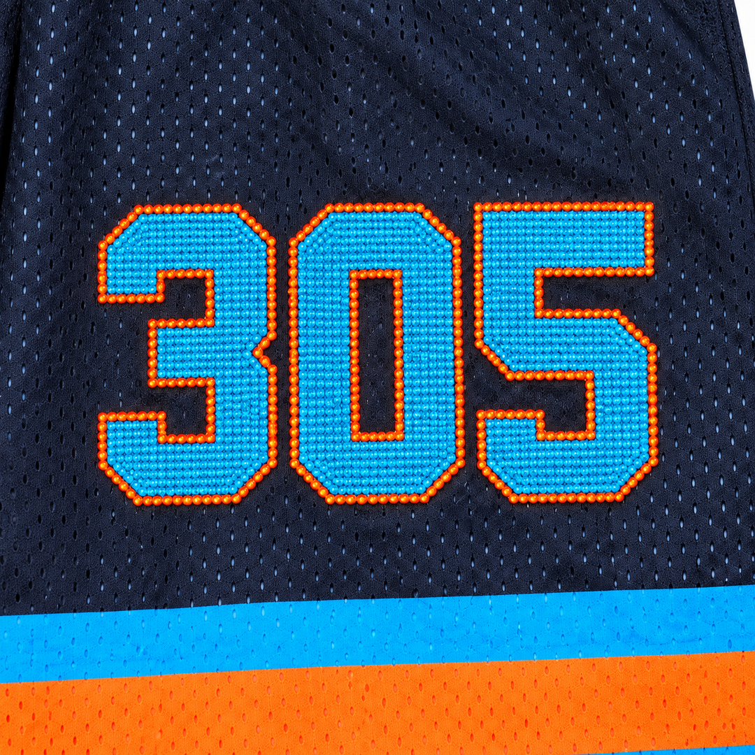 Rivalry 305 Rhinestone Black Shorts