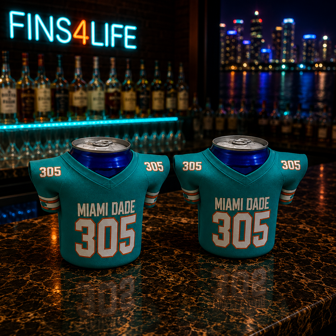 Miami Dade 305 Bottle &amp; Can Jersey Koozie