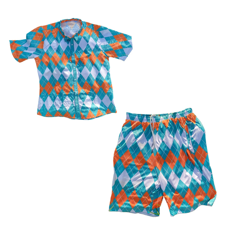 Field of Dreams Button Up Short Sleeve Shirt