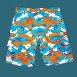 Fins City Camo Cargo Shorts