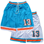 Legendary #13 GOAT Shorts – Rhinestone Bling Edition
