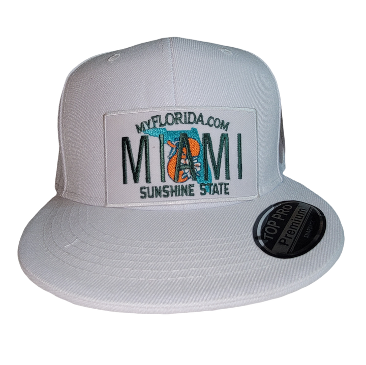 Miami Florida License Plate Hat