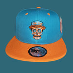 Fins4Life Sugar Skull Two-Tone Snapback