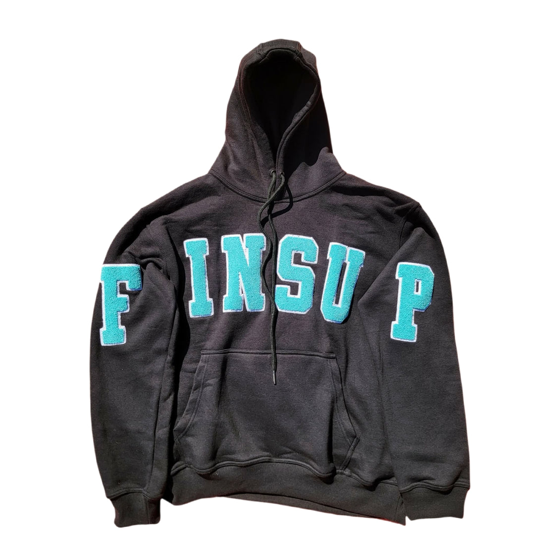 Fins Up Chenille Embroidery Hoodie
