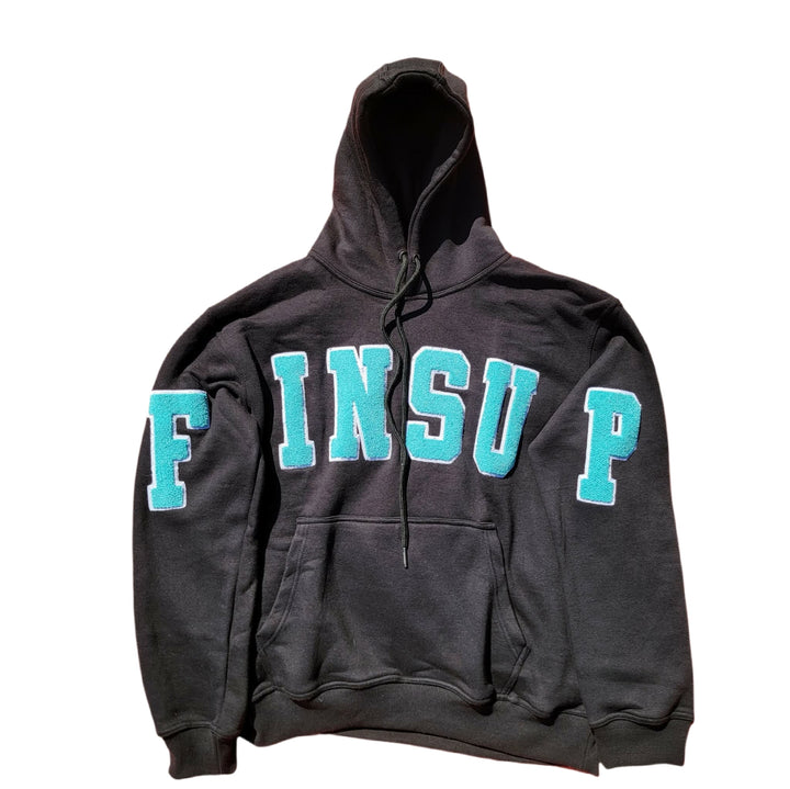 Fins Up Chenille Embroidery Hoodie