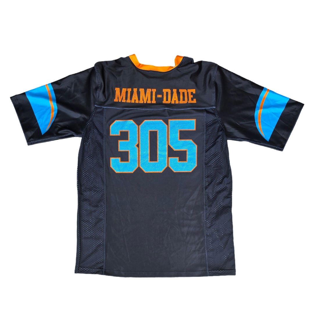 Rivalry 305 Rhinestone Black Jersey