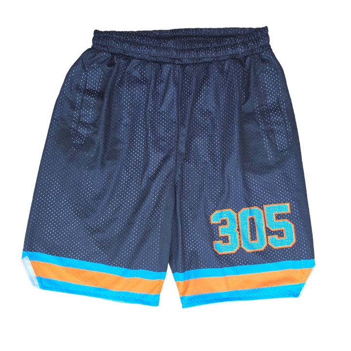 Rivalry 305 Rhinestone Black Shorts