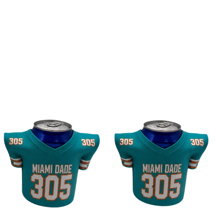 Miami Dade 305 Bottle &amp; Can Jersey Koozie