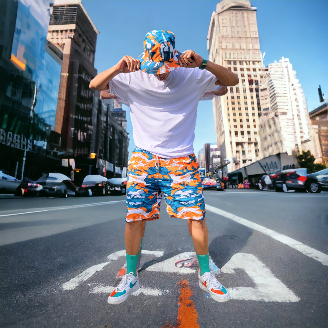 Camo Mesh Shorts