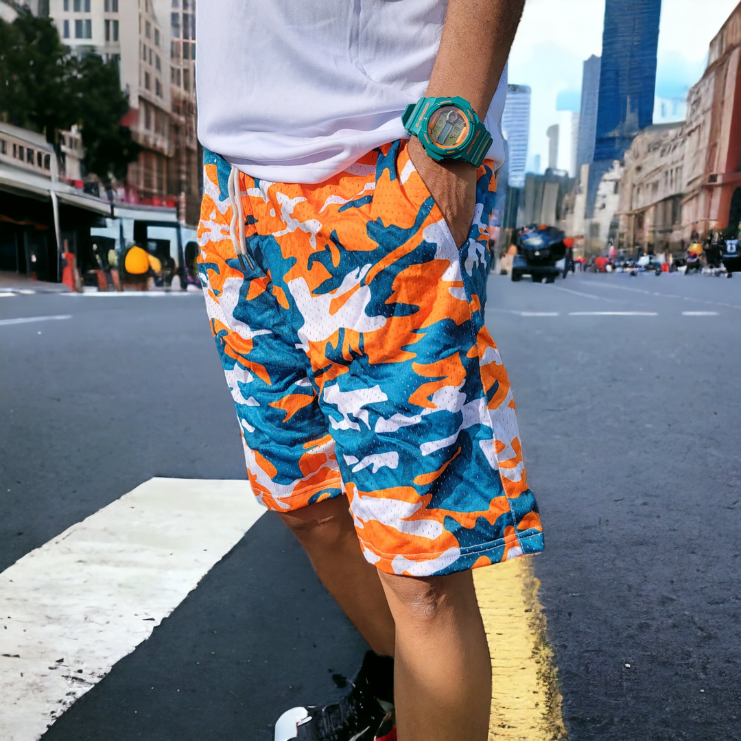 Camo Mesh Shorts