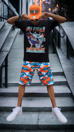 Fins City Camo Cargo Shorts