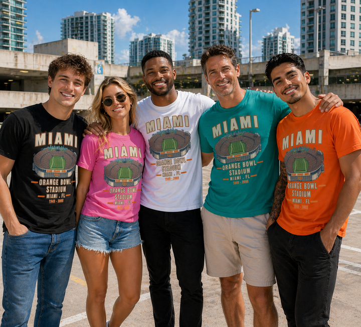 Orange Bowl Stadium Vintage T-Shirt