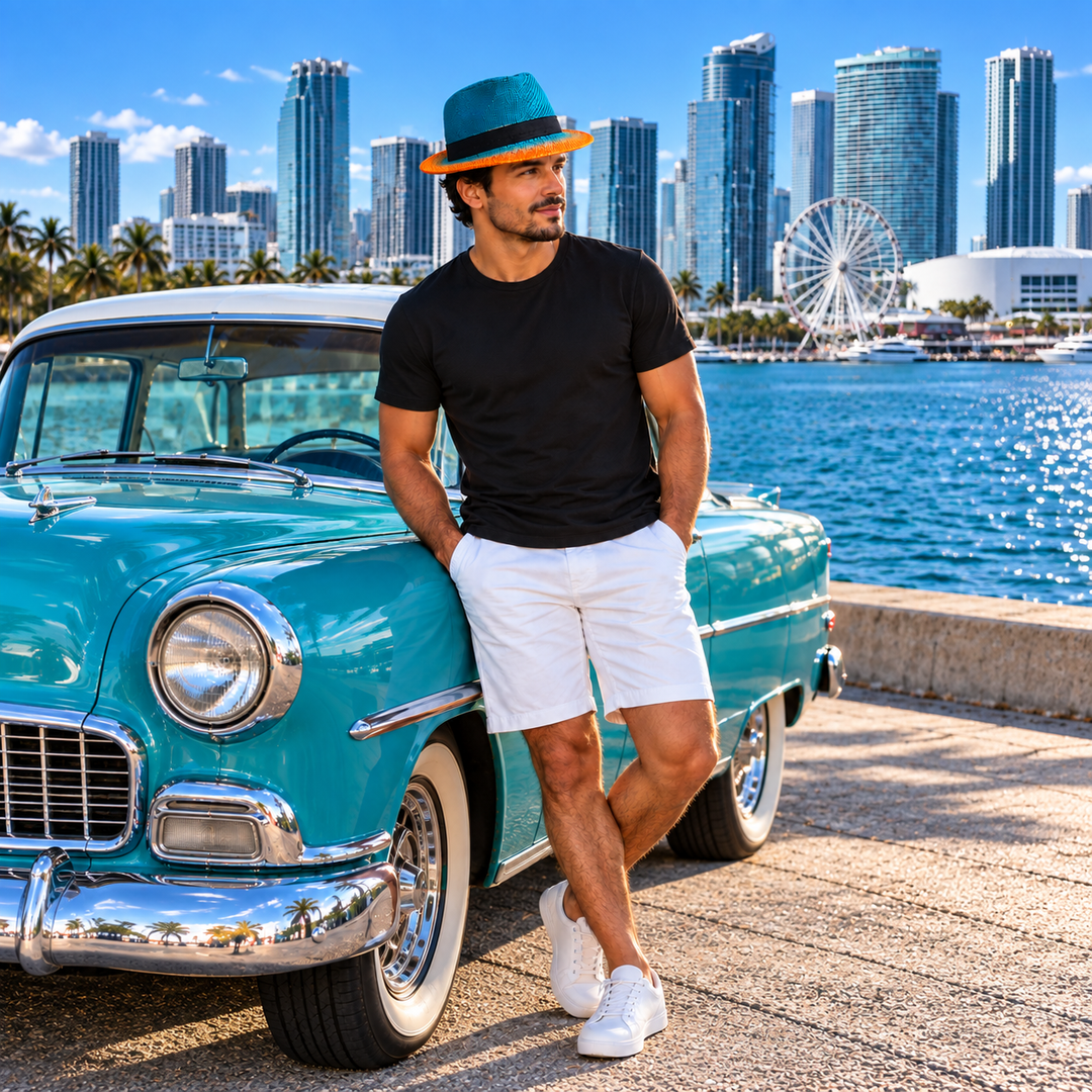 Woven Fedora Hat – Game Day &amp; Casual Wear