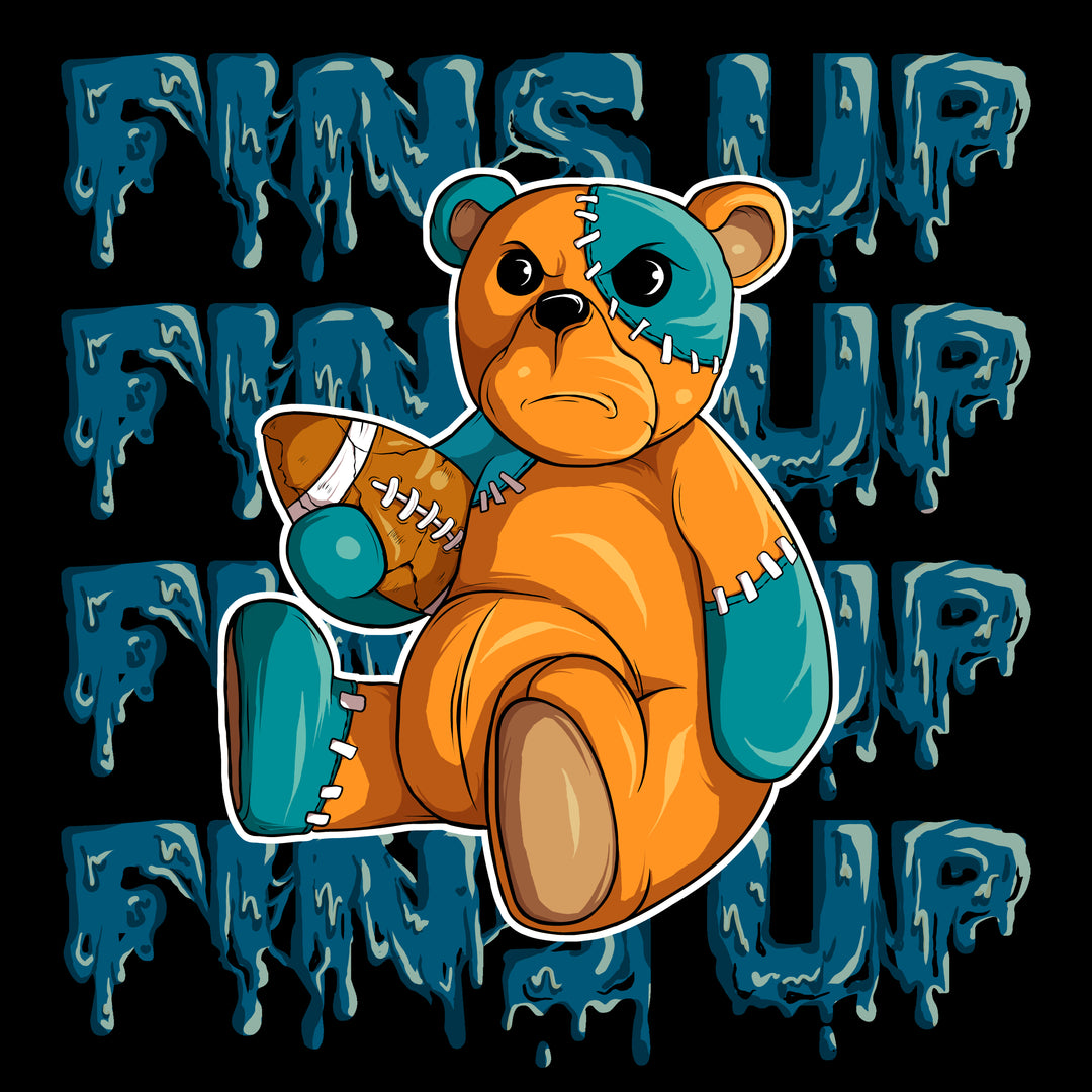 Phins Up Bear Hoodies