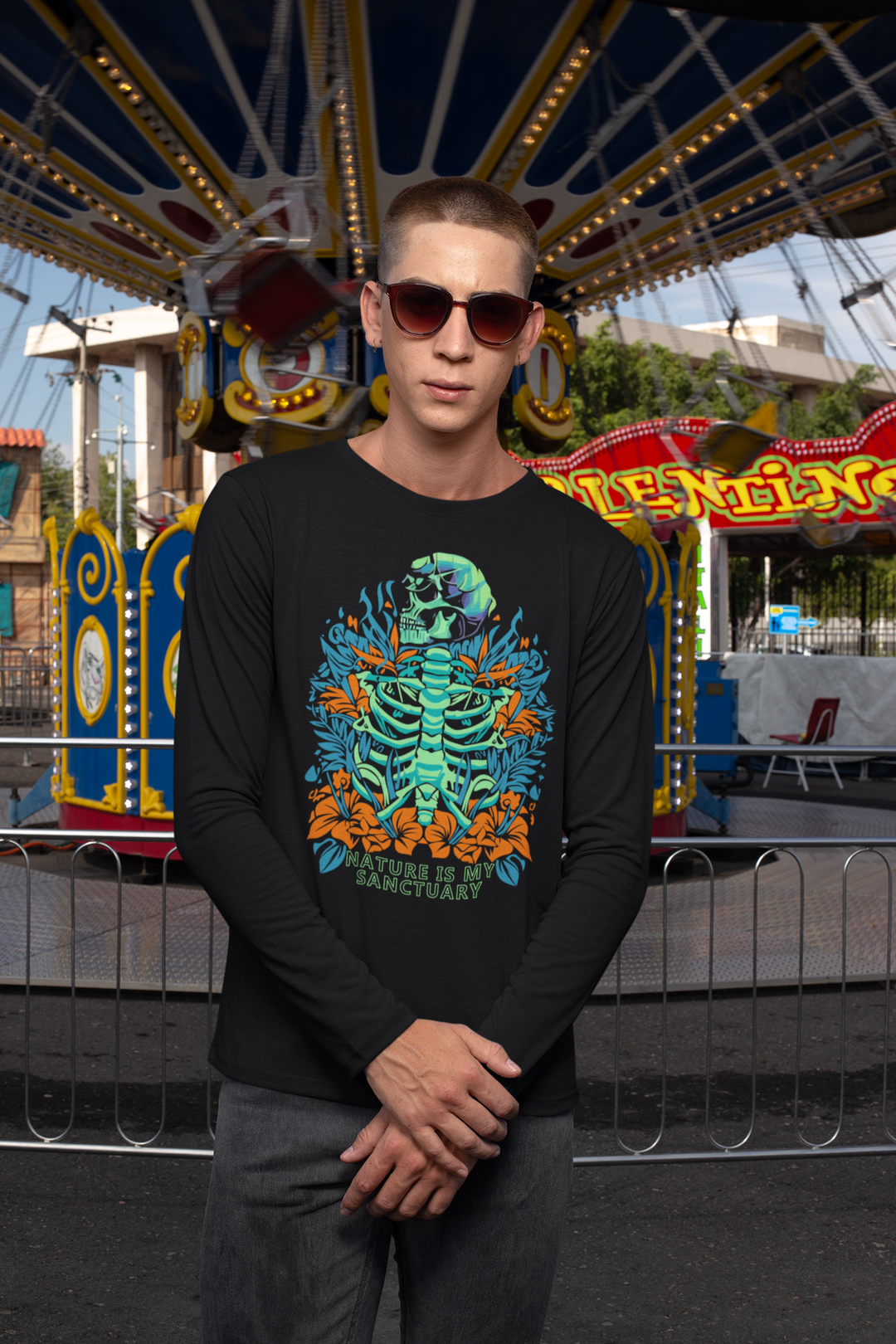 Nature Is My Sanctuary Long Sleeve T-Shirt