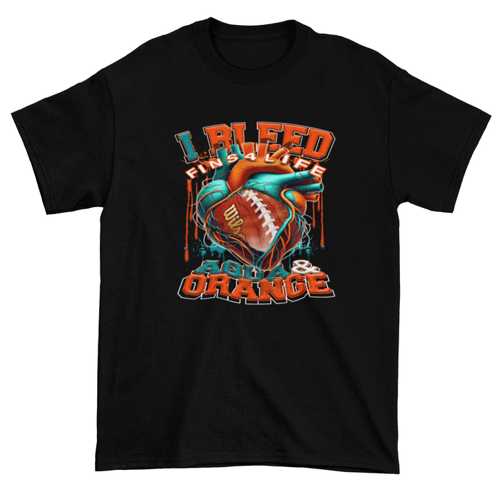 I Bleed Aqua &amp; Orange