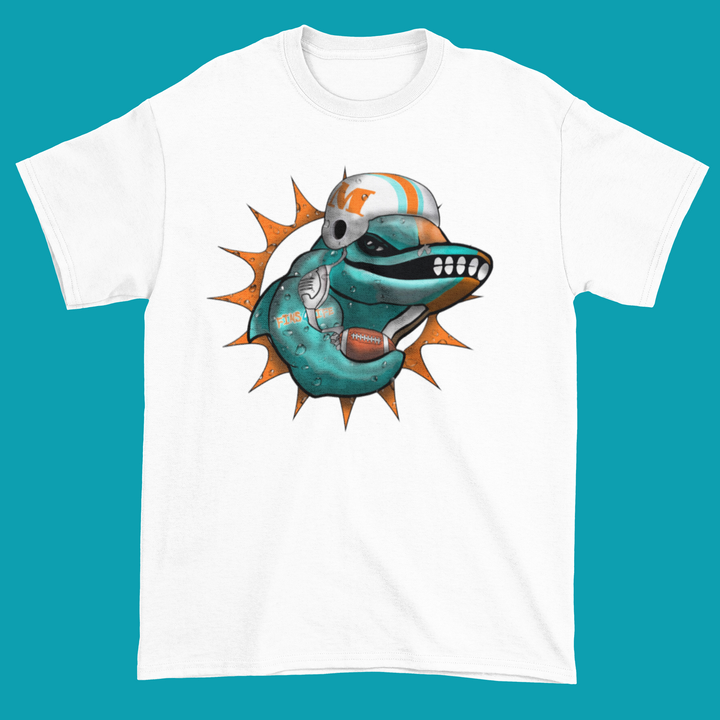 Mean Fighting Fins Dolphin T-shirt