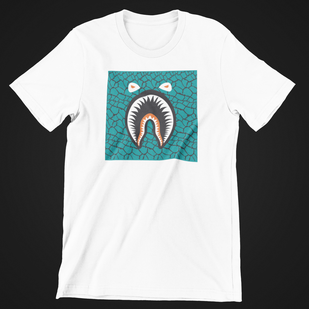 Finz Jawz Big Mouth White T-Shirt