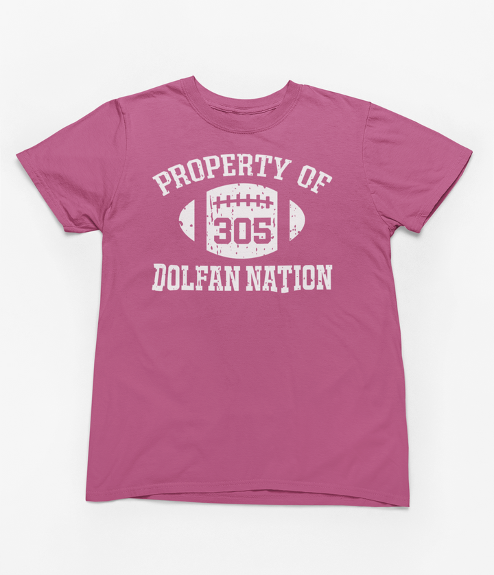 Property Of Dolfan Nation Football